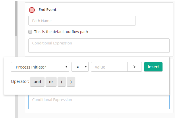 Conditional expression builder
